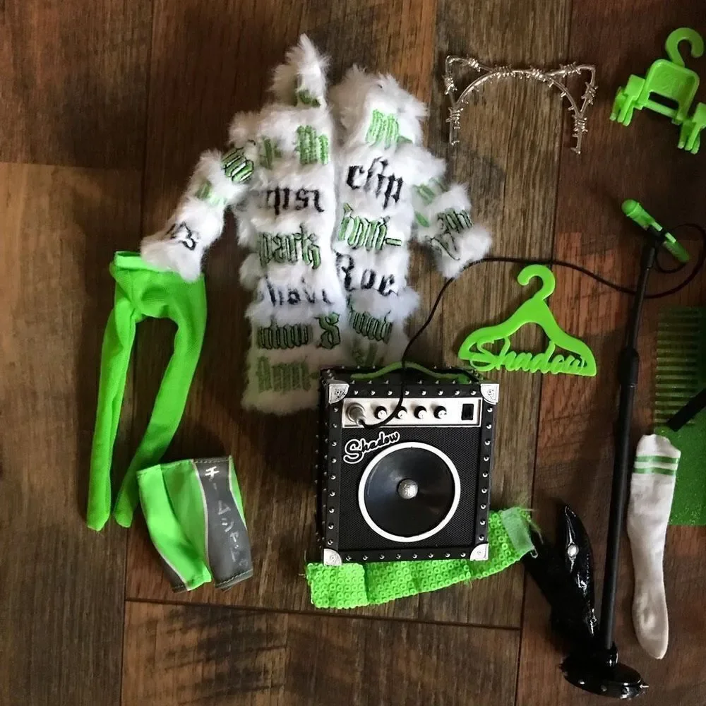 Rainbow Vision Shadow High Neon HARLEY LIMESTONE Doll Green Fashion Accessories
